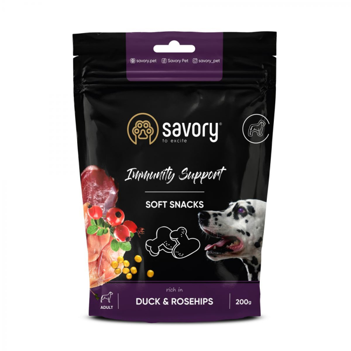 Savory Immunity Support Soft Snacks М'які ласощі для зміцнення імунітету собак