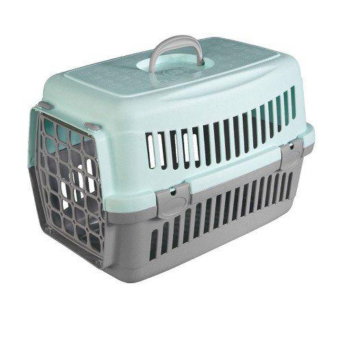 AnimAll Переноска для собак і котів, м'ятно-сіра