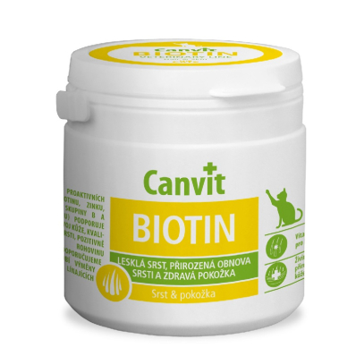 Canvit BIOTIN Cat - вітаміни для ідеальної шерсті і здорової шкіри у котів