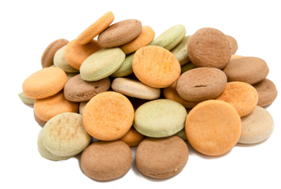 Rolls Rocky Opla Печиво для собак зі смаком помідорів, шпинату, ванілі та керобу