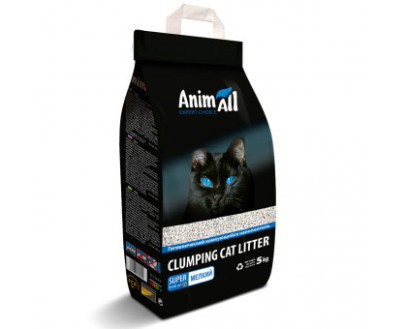 AnimAll Бентонітовий наповнювач для котів, дрібна фракція