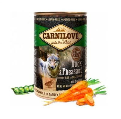 Carnilove Duck & Pheasant - беззерновий вологий корм для собак порід всіх розмірів