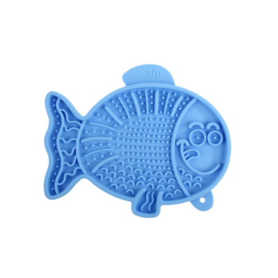 All For Paws Килимок для повільного годування кішок у формі рибки