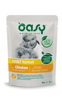 OASY CAT Adult Hairball Вологий корм для дорослих котів схильних до утворення шерстяних грудочок