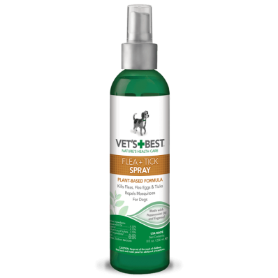 VET'S BEST Flea + Tick Spray - спрей від бліх, кліщів і москітів для собак