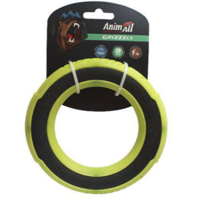 AnimAll GrizZzly Іграшка для собак, супер-кільце, зелене S