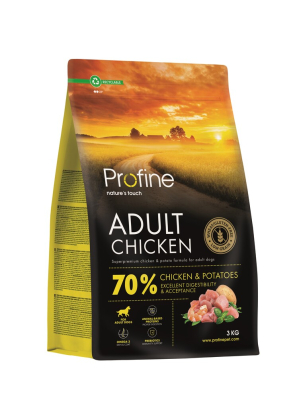 Profine Dog Adult Chicken & Potatoes - сухий корм для дорослих собак середніх порід