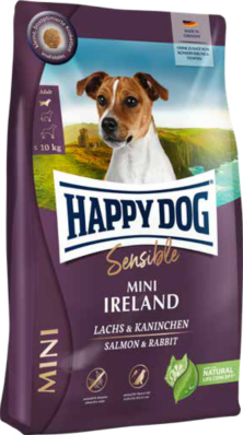 Happy Dog Mini Ireland Сухий корм з кроликом і лососем для собак дрібних порід