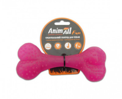 AnimAll Fun Іграшка кістка, фіолетова