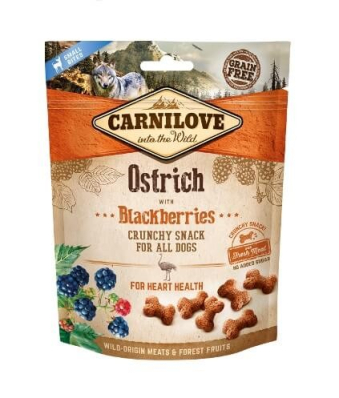 Carnilove Dog Crunchy Ostrich - беззернi хрусткi ласощі для собак