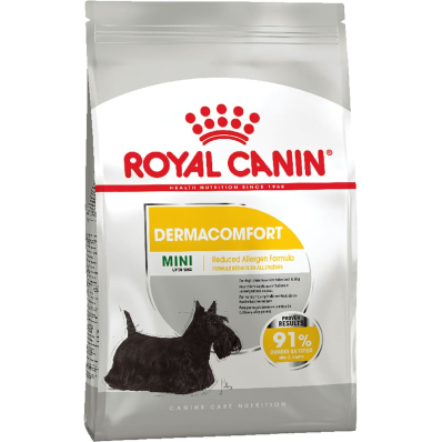 Royal Canin Dermacomfort Mini Сухий корм для собак малих порід, схильних до шкірних подразнень і свербіння