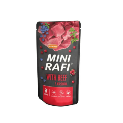Dolina Noteci Rafi Mini Вологий корм з яловичиною для дорослих собак малих порід