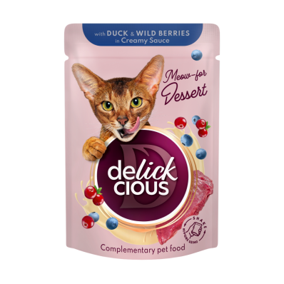 Delickcious Пластівці з качкою та лісовими ягодами у вершковому соусі