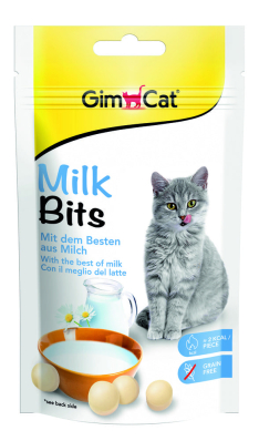 GimCat MilkBits Вітамінізовані ласощі з молоком для котів