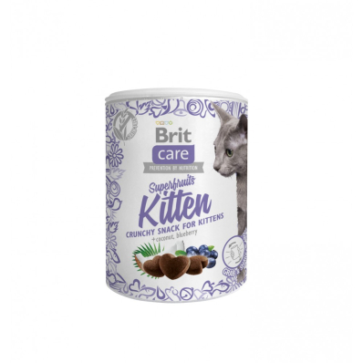 Brit Care Cat Snack Superfruits Kitten Ласощі для кошенят з куркою