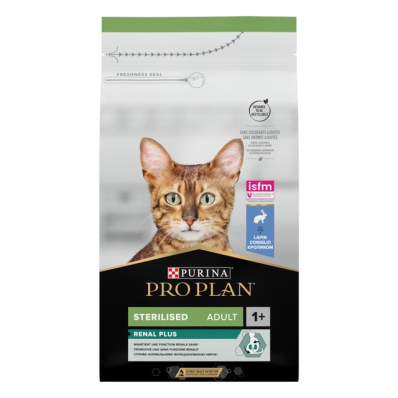 Pro Plan Cat Adult Sterilised Renal Plus Rabbit Сухой корм с кроликом для стерилизованных котов