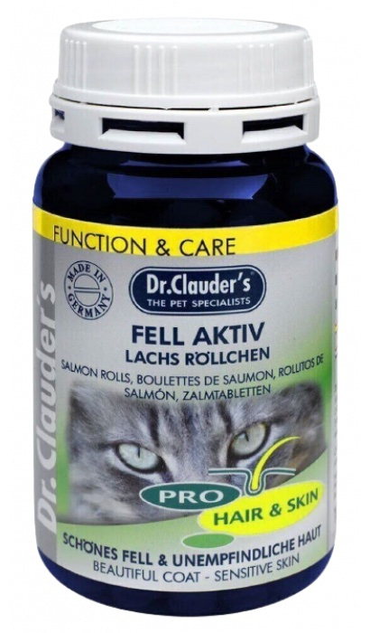 Dr.Clauder's Fell Aktive Salmon Rolls Вітамінізовані роли зі смаком лосося для шкіри та шерсті