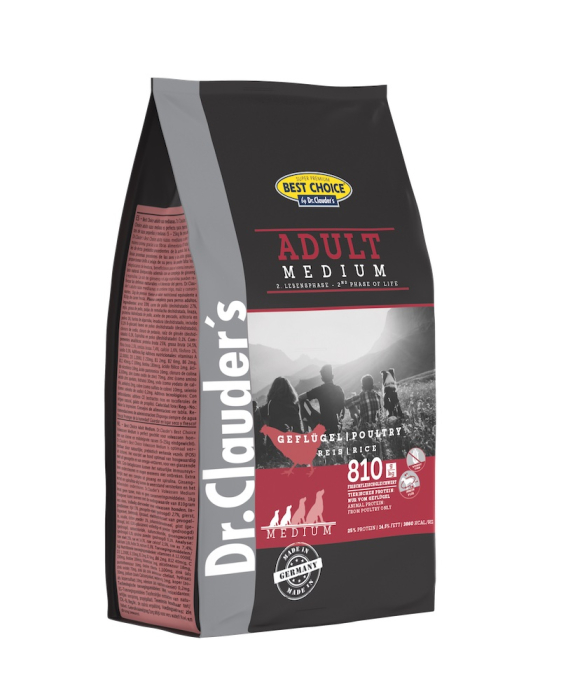 Dr.Clauder's Best Choice Adult Medium для дорослих собак малих та середніх порід