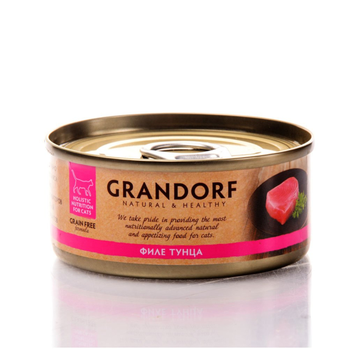 Grandorf Tuna Fillet - консерва філе тунця для кішок
