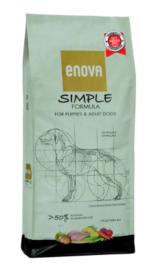 ENOVA Simple Formula - беззерновий корм для собак всіх порід на всіх стадіях життя