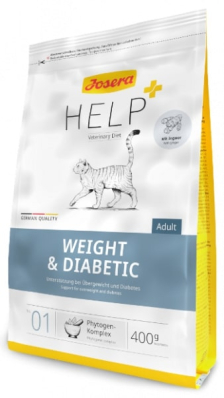 Josera Help Cat Weight & Diabetic Ветеринарна дієта з домашньою птицею для регулювання надходження глюкози у котів