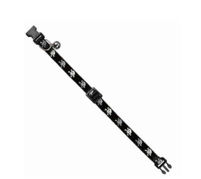 Nobby Totenkopf Нейлоновий нашийник "Черепа" для кішок із дзвіночком