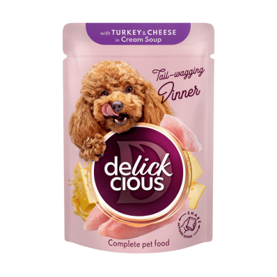 Delickcious Смужки з індичкою та сиром в крем-супі