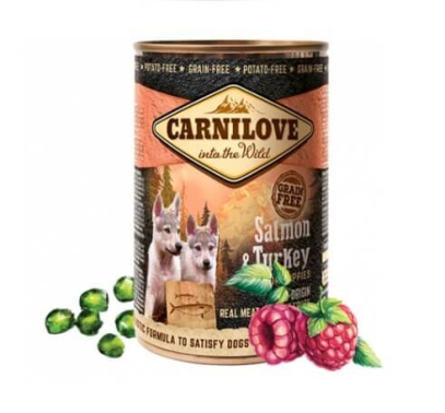 Carnilove Puppy Salmon & Turkey - беззерновий вологий корм для цуценят порід всіх розмірів