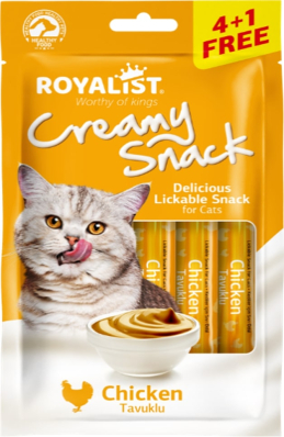 Royalist Creamy Snack Pack Chicken Кремові ласощі з курятиною для дорослих котів