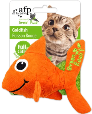 All For Paws Іграшка для котів Золота рибка з котячою м'ятою
