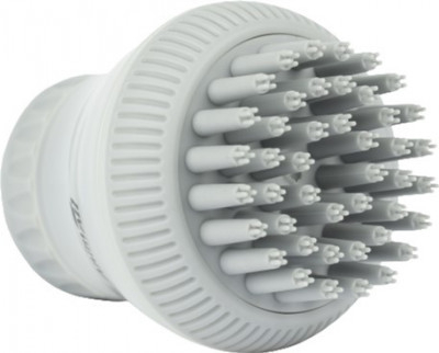 AnimAll Groom Масажна щітка з дозатором, сіра