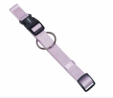 Nobby Classic Collar Нейлоновий нашийник для собак з фастексом та плавним регулюванням, бузковий