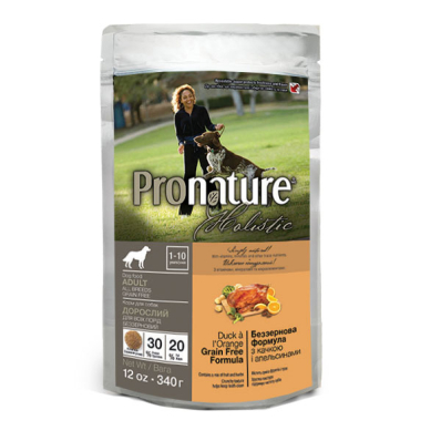 Pronature Holistic Dog Duck & Orange Сухий корм з качкою для собак