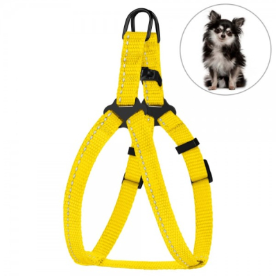 Bronzedog Active Шлея для собак дрібних порід та котів, жовта
