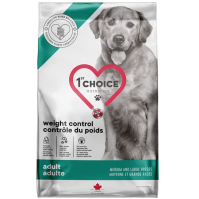 1st Choice Adult Weight Control Medium and Large Сухий дієтичний корм для собак середніх та великих порід для контролю ваги