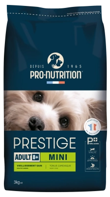 Pro-Nutrition PRESTIGE ADULT 8+ MINI Повнораціонний сухий корм для собак малих порід старше 8 років