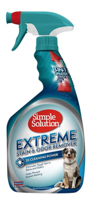 SIMPLE SOLUTION Extreme Stain and Odor Remover - рідкий засіб для нейтралізації запахів і видалення стійких плям