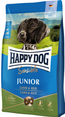 Happy Dog Sensible Junior Lamm & Rice Сухий корм для юніорів віком від 7 до 18 місяців з ягням та рисом