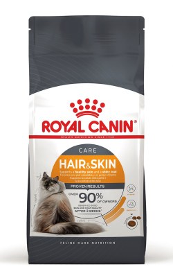 Royal Canin Hair and Skin Care - сухий корм для котів, підтримка здоров'я шкіри і блиску шерсті (від 12 місяців до 7 років)