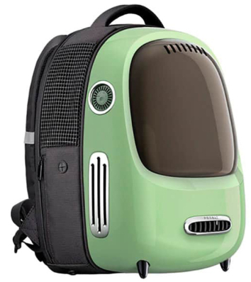 PETKIT Breezy2 Smart Cat Carrier Green Рюкзак-переноска для котів і собак вагою до 8 кг