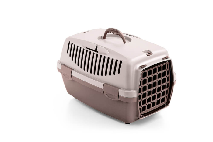 Stefanplast Gulliver 1 Переноска з пластиковими дверцятами для котів і собак, рожева