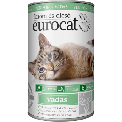 EuroCat Venison Шматочки в желе з олениною для котів