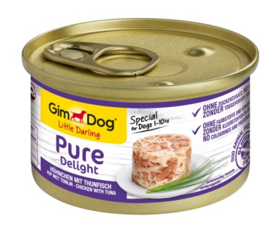 GimDog LD Pure Delight chicken with tuna - консервований корм для собак