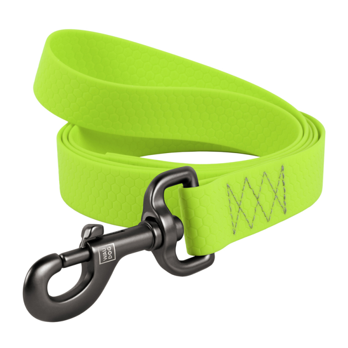 Collar WAUDOG Waterproof Повідець для собак водостійкий, 305 см, салатовий