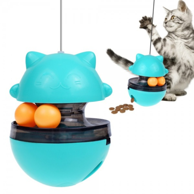 Bronzedog PetFun Іграшка-годівниця для котів Трек з м'ячиком