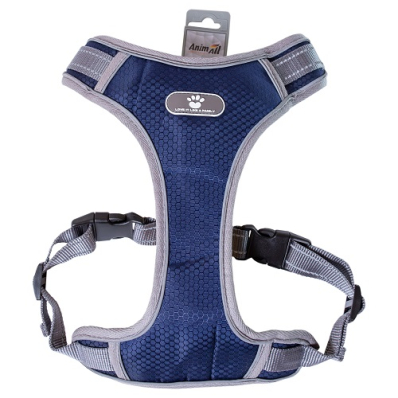 AnimAll Шлея для собак світловідбиваюча, синя