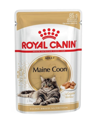 Royal Canin Maine Coon Adult Pouches- вологий корм для дорослих котів породи мейн-кун (від 15 місяців)