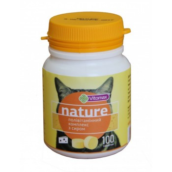 Vitomax Nature Полівітамінний комплекс для котів з сиром