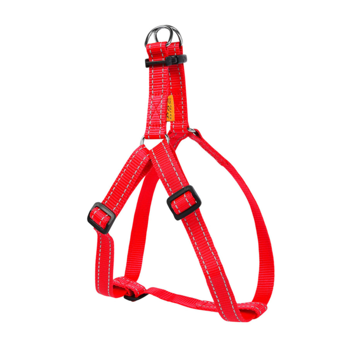 Collar Dog Extremе Шлея для собак з нейлону регульована, червона