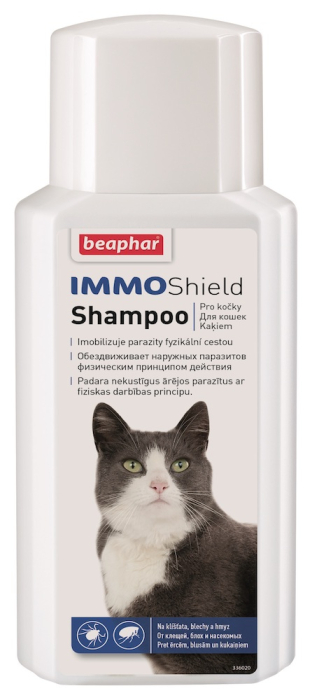 Beaphar IMMO Shield Shampoo for Cats Шампунь от блох, клещей и комаров для котов